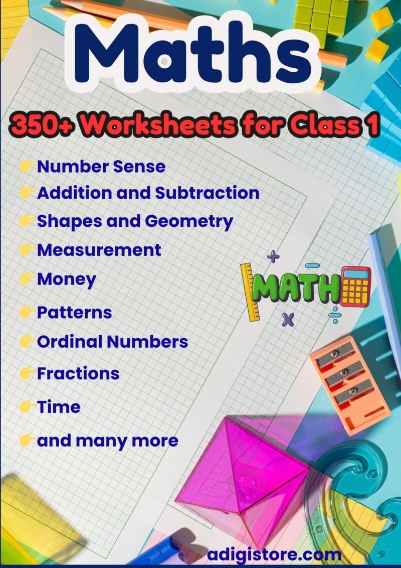 Maths Worksheet for Class 1