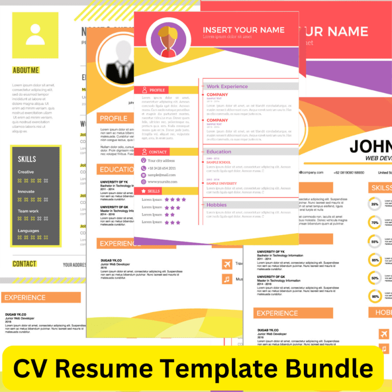 CV Resume Template Bundle